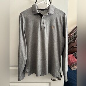 Polo by Ralph Lauren Gray Long-Sleeve Polo Shirt